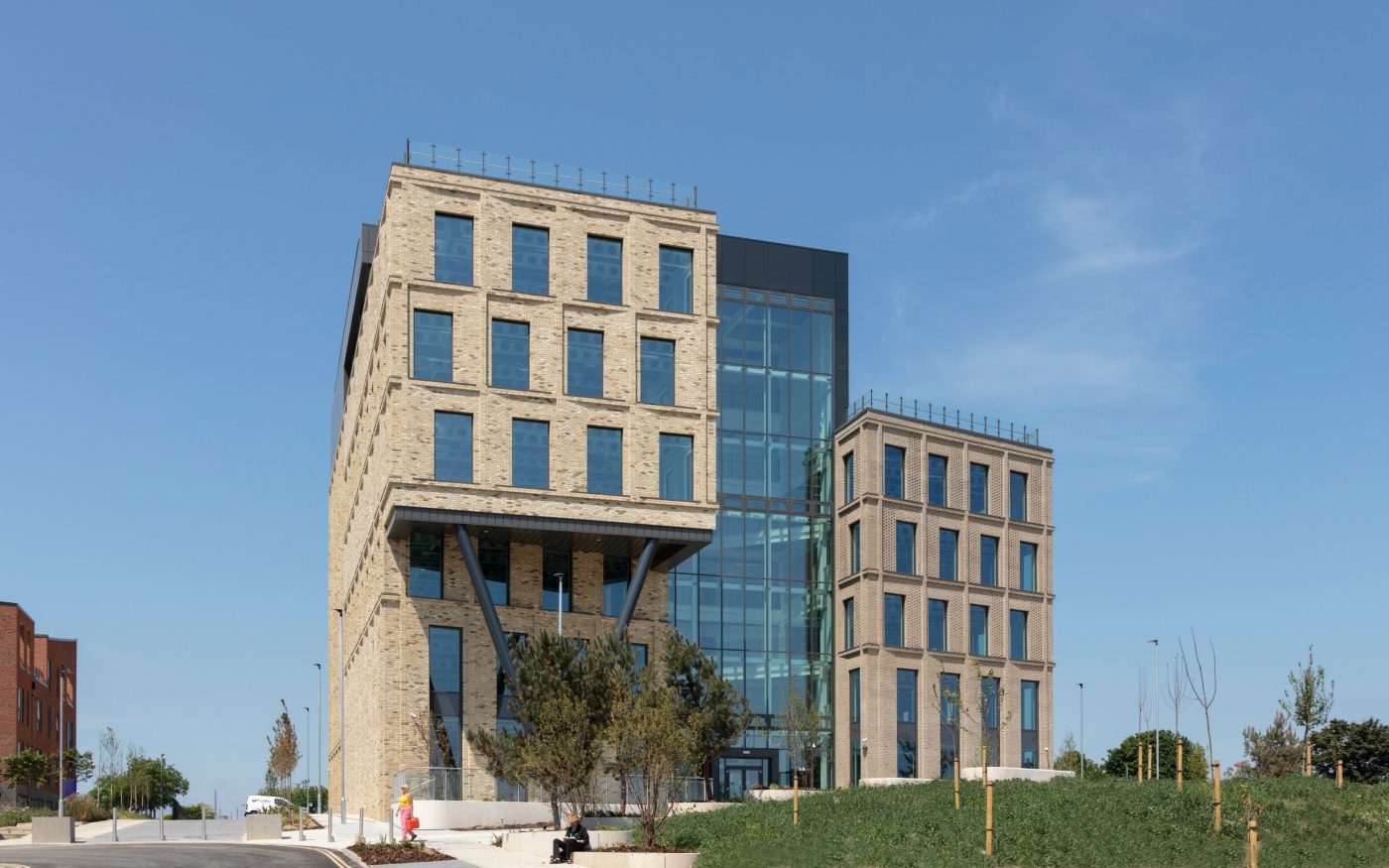 contemporary style office block in Middlesborough