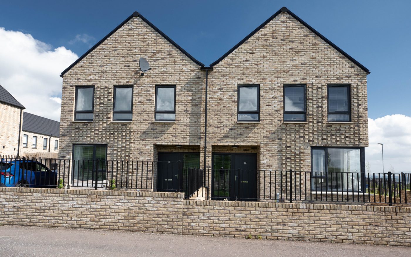 Innovative newly developed semi detached houses