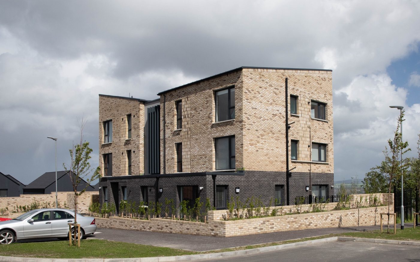 Block of contemporary flats in Derry, Northern Ireland