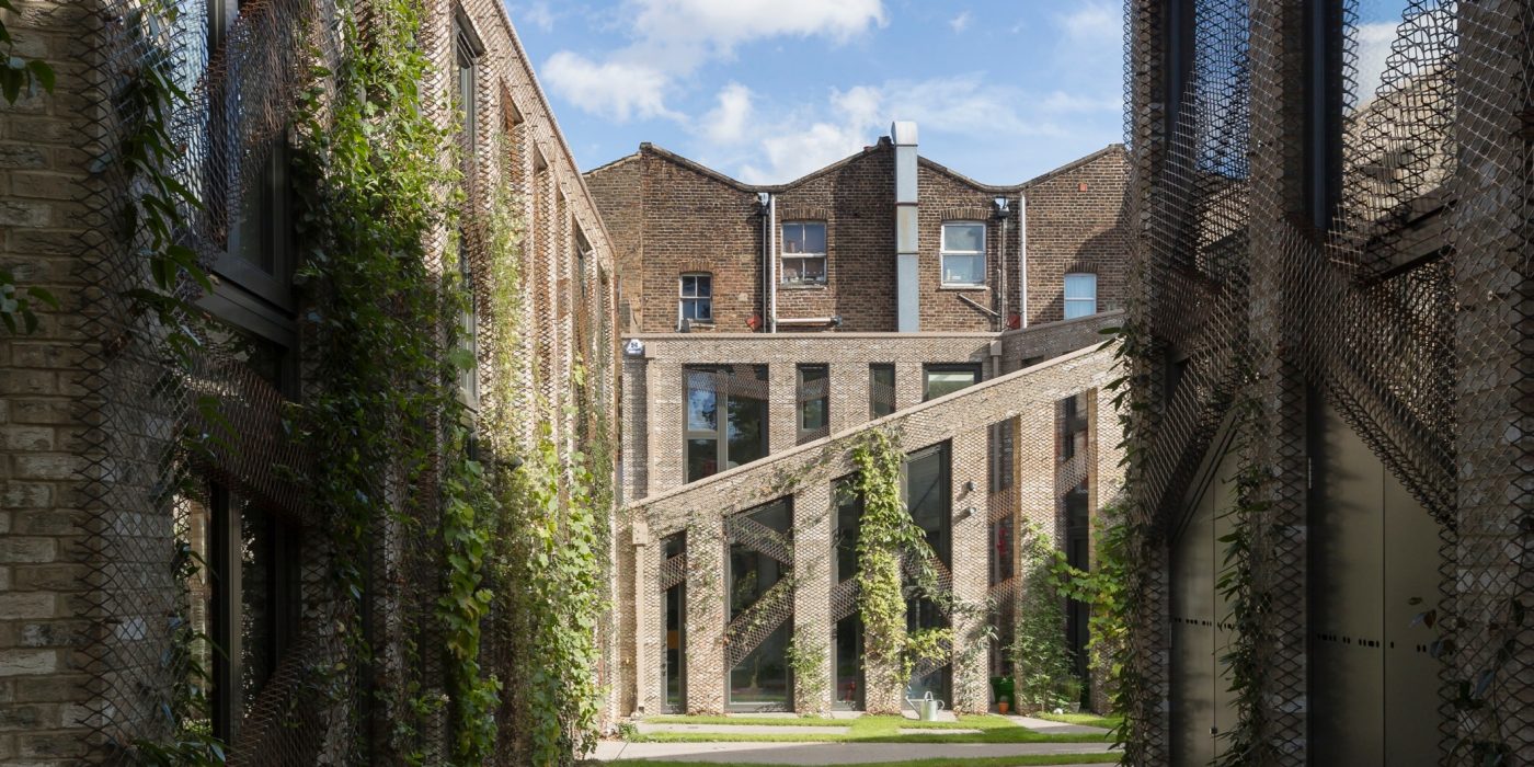 Daytime view of Forest Mews residential development