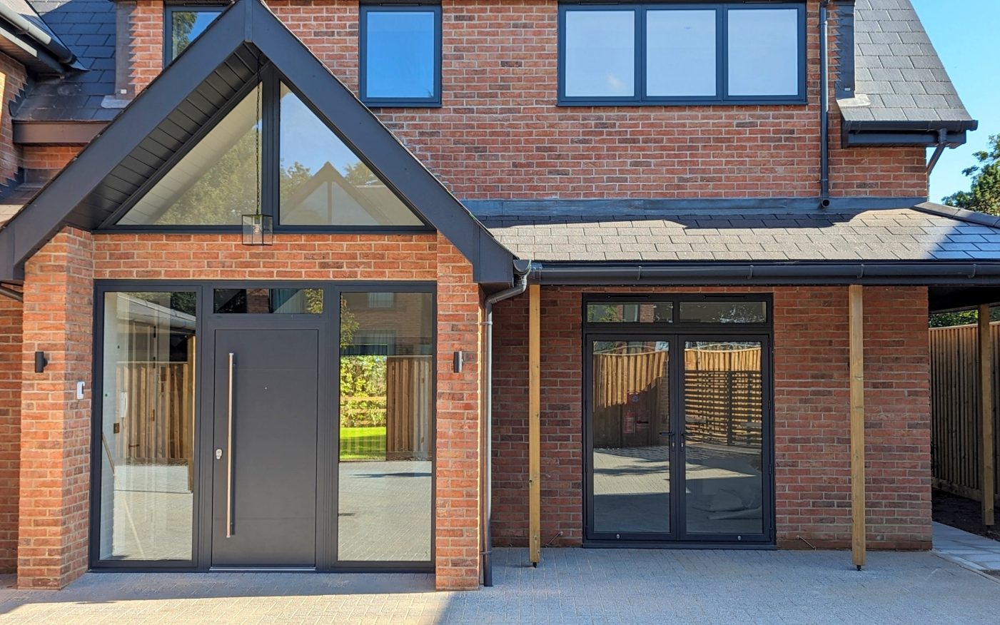 Stunning modern designed property with large windows