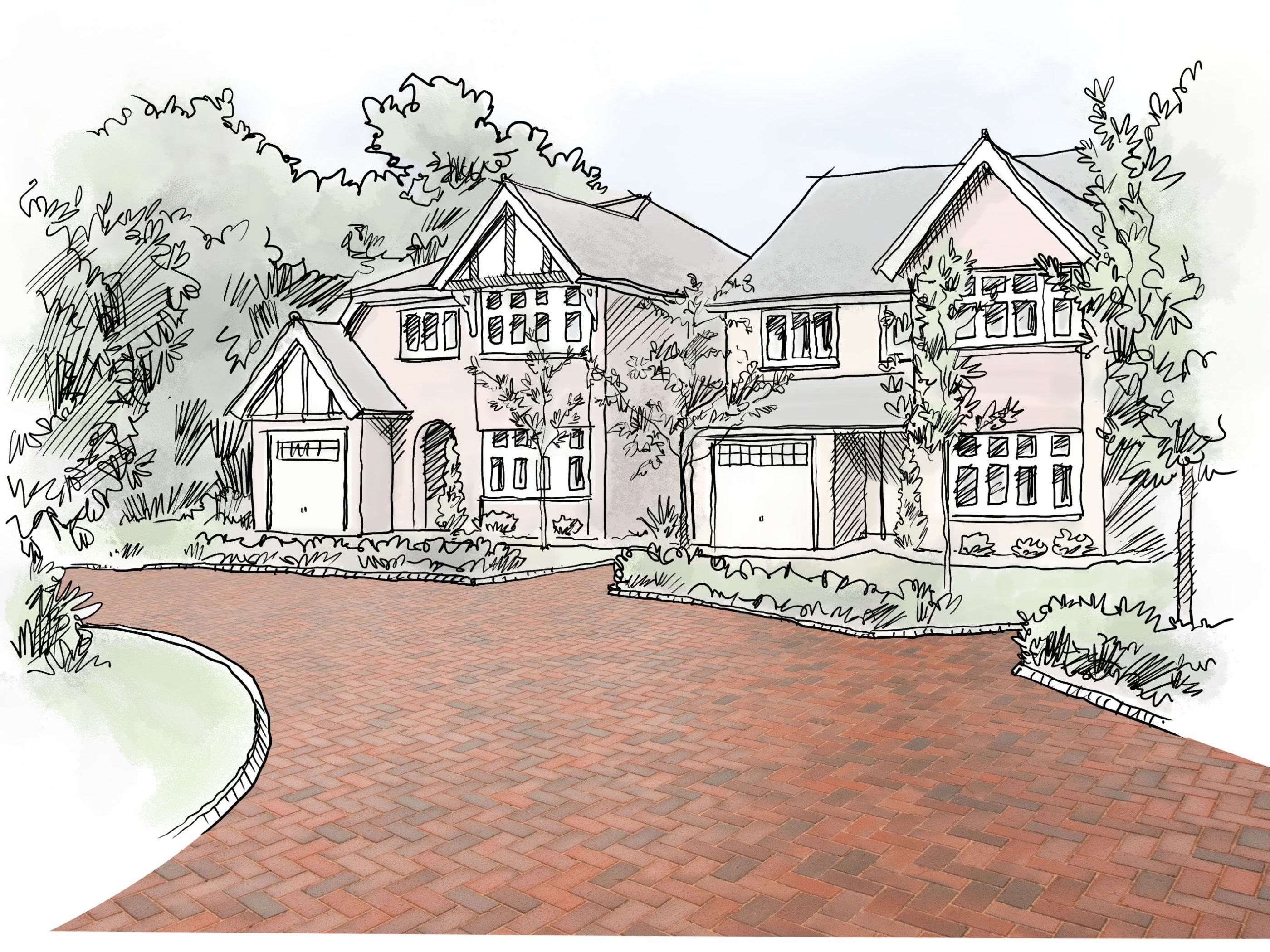 Paving Our Way Domestic Black and White Image