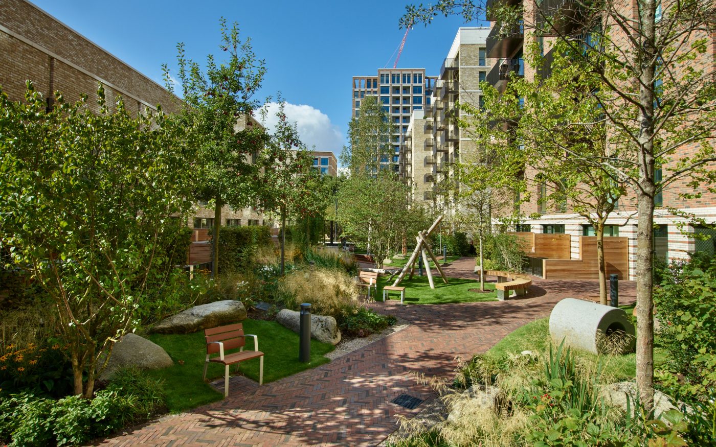 South Gardens residential gardens in London
