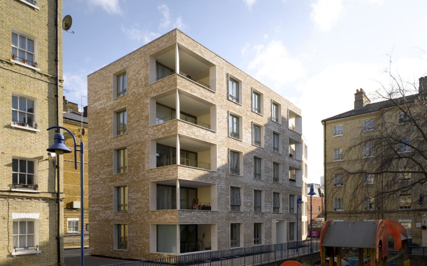 Darbishire Place modern brick apartment building