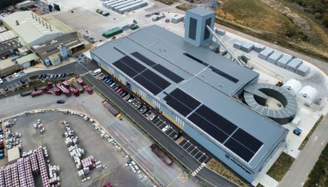 Smeed Dean factory aerial shot