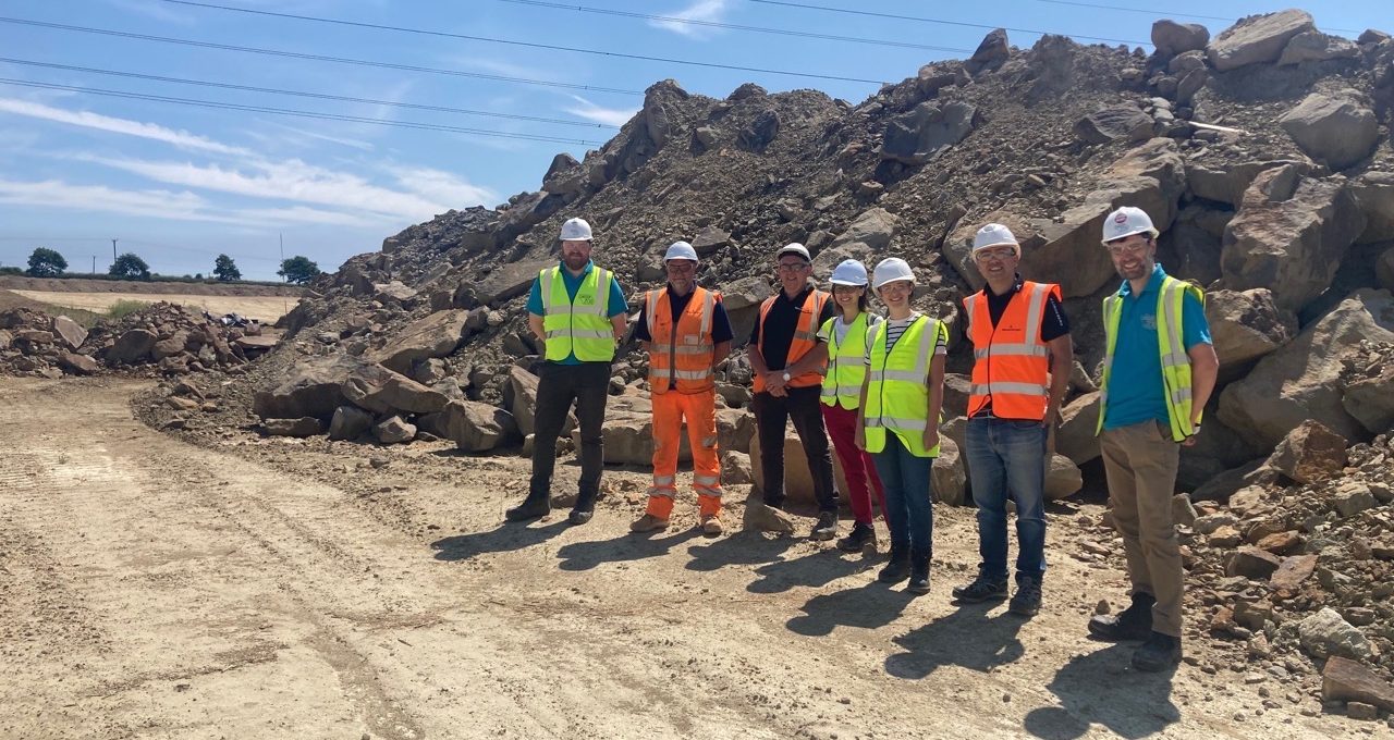 Chester Zoo team at Wienerberger quarry
