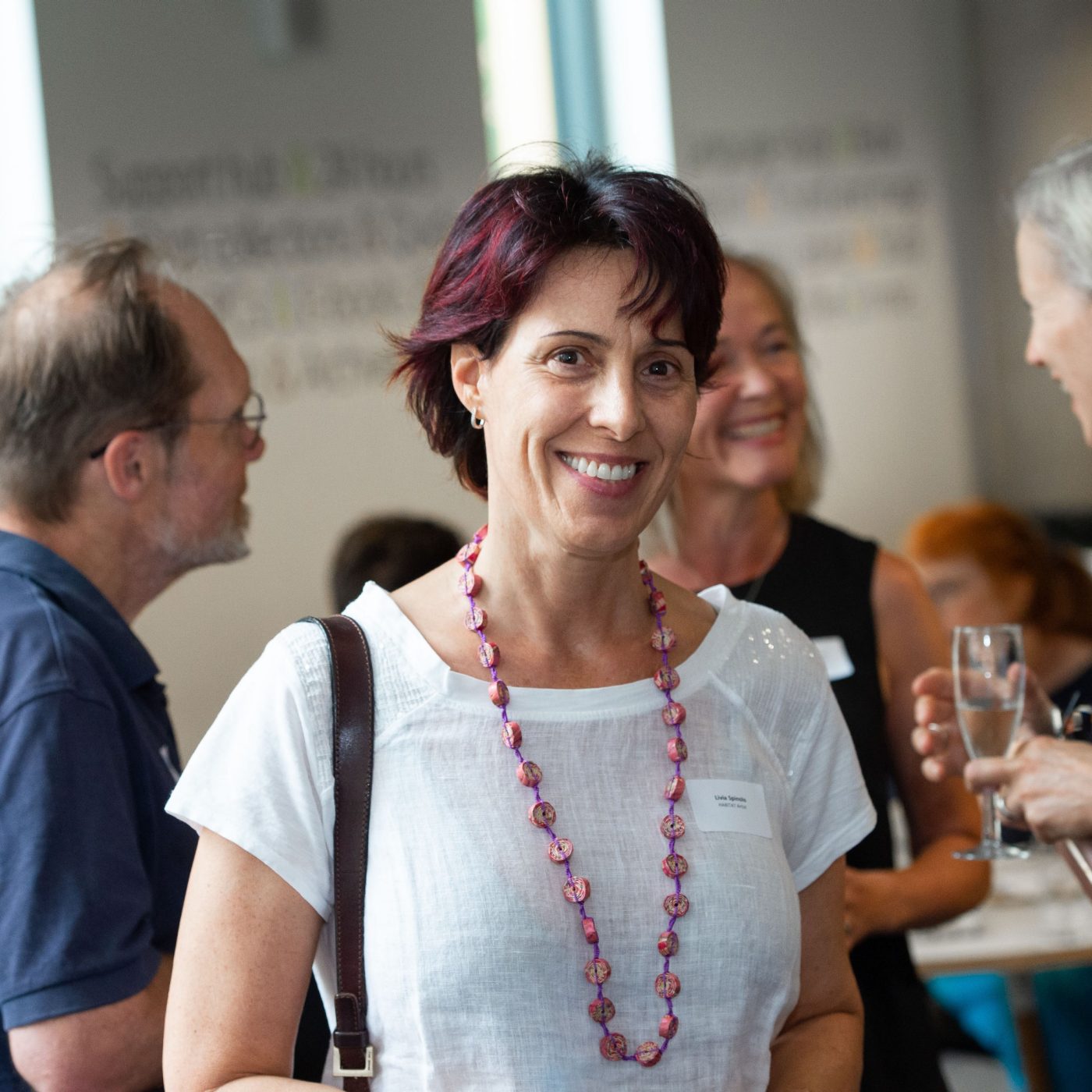 Head shot of Livia Spinolo at networking event