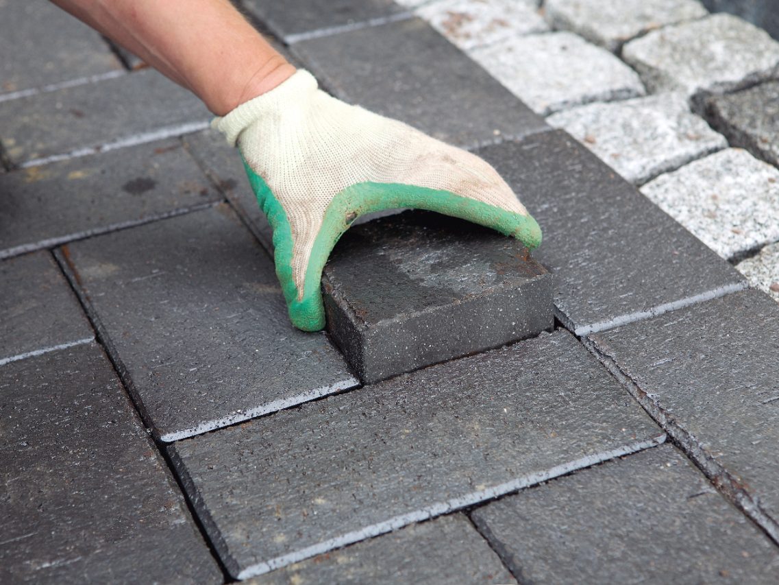 paver, penter, paving stone, lay, laying, brick