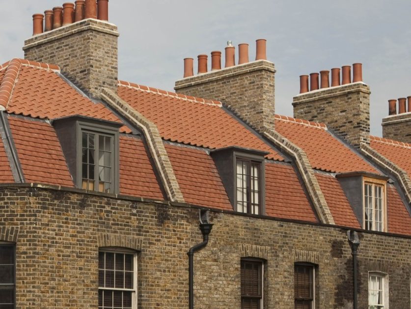 Renovated period terrace houses with pantile roof
