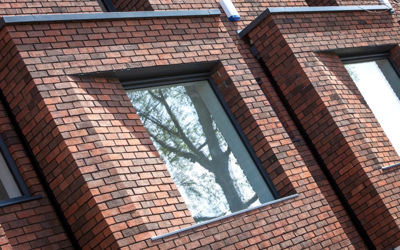 Special bricks used on modern building