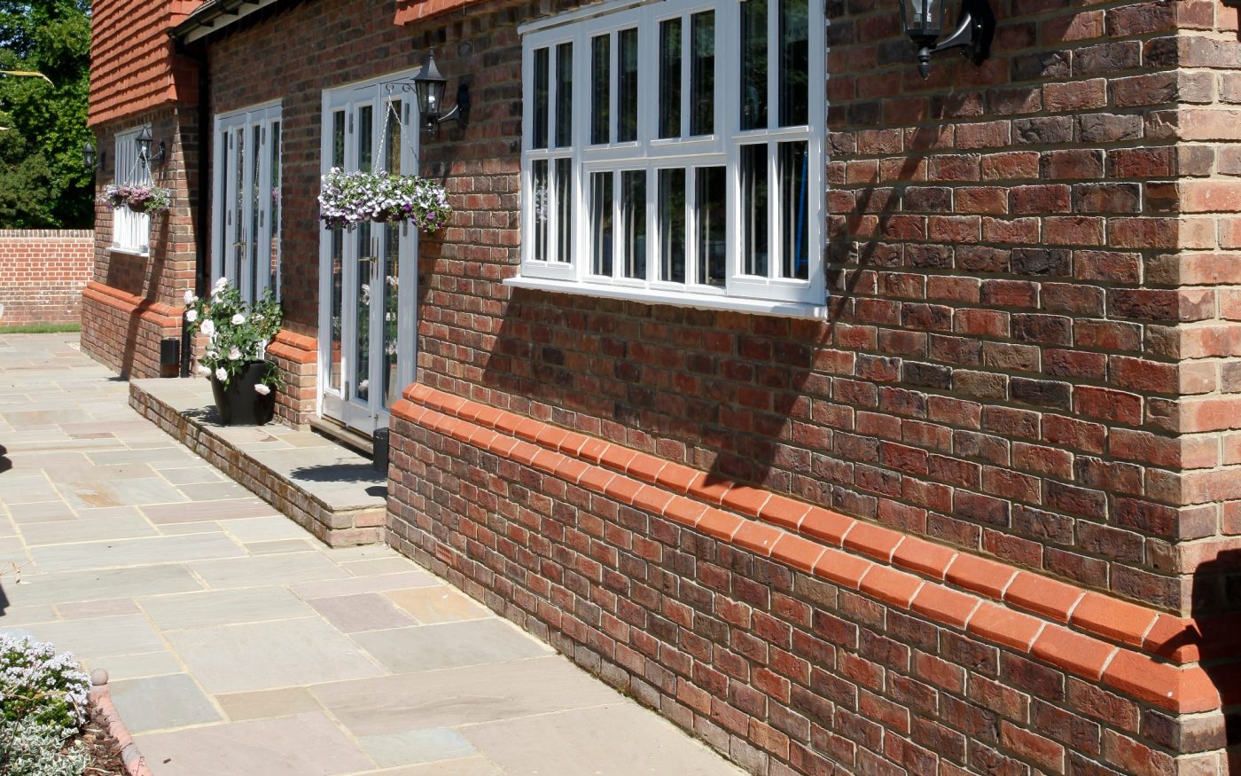 Special bricks on house