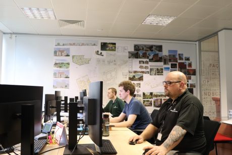 Architectural and Urban Design Team in an office