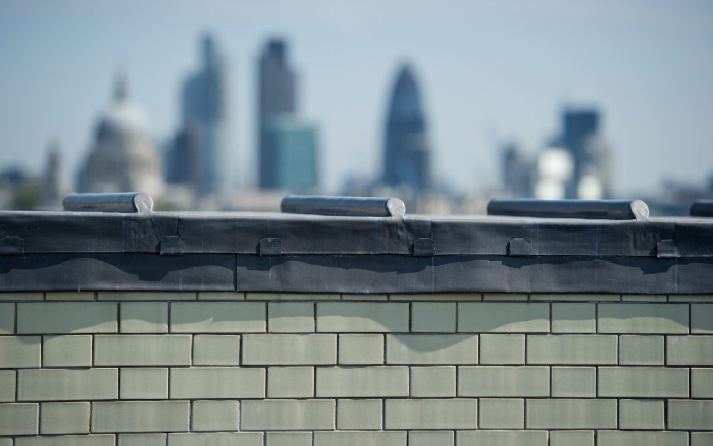 White glazed brick at the Savoy Hotel, London