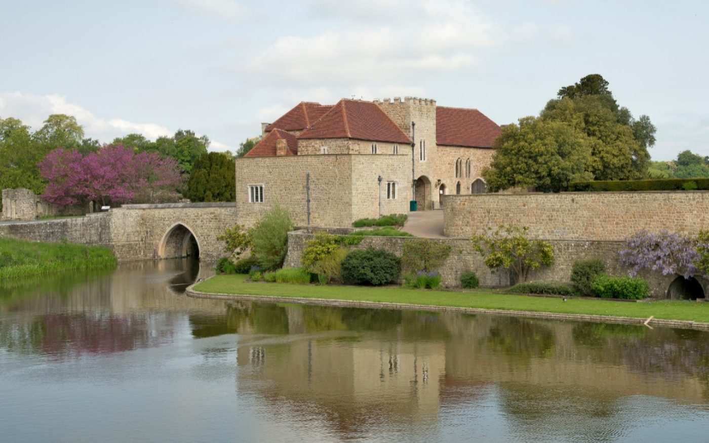 Leeds Castle and moat