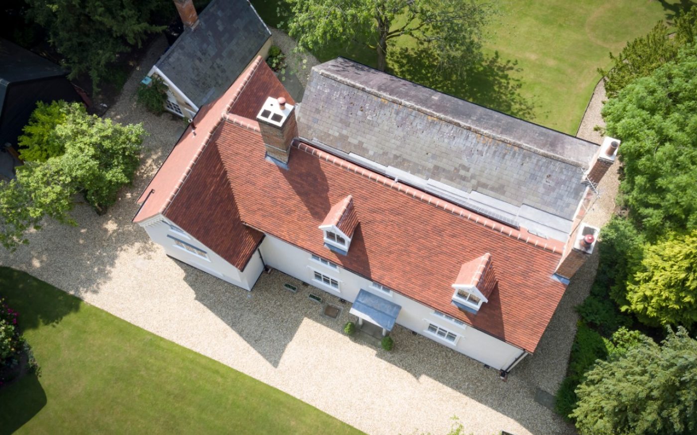 Old Vicarage aerial view