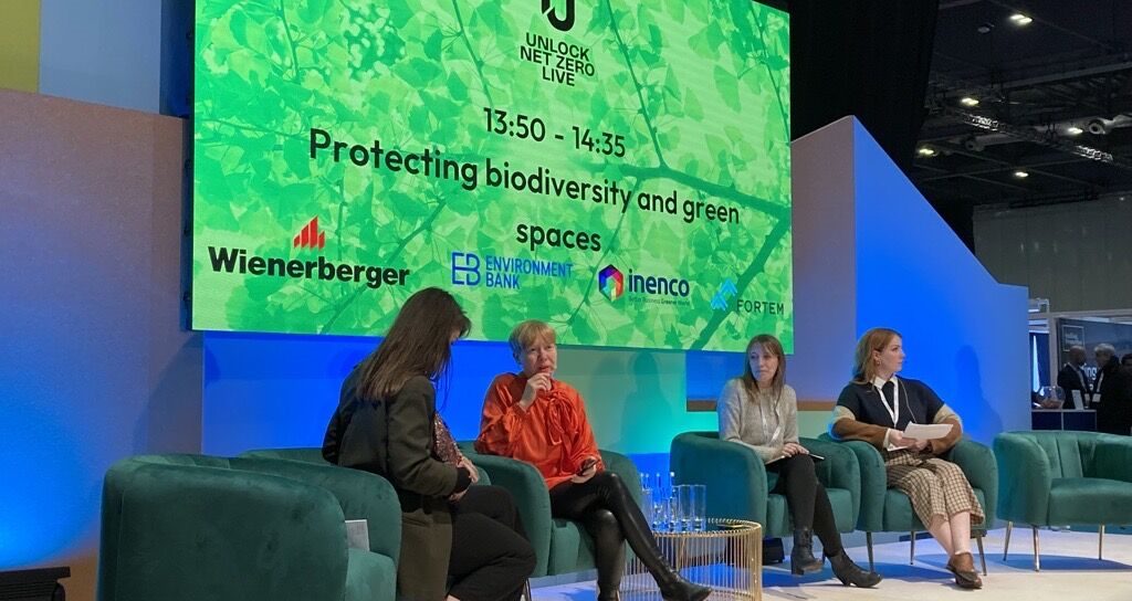 Protecting biodiversity panel at HOMES UK 2023