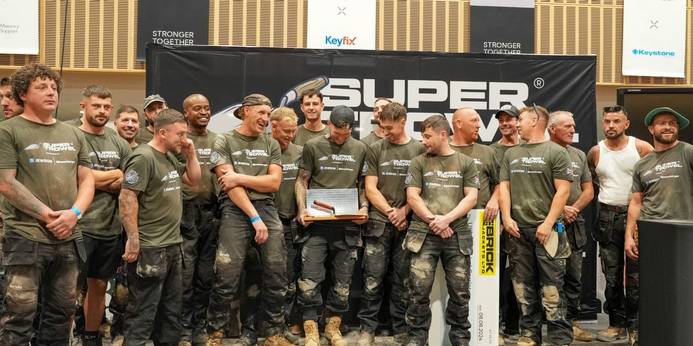 group of supertrowel competitors smiling