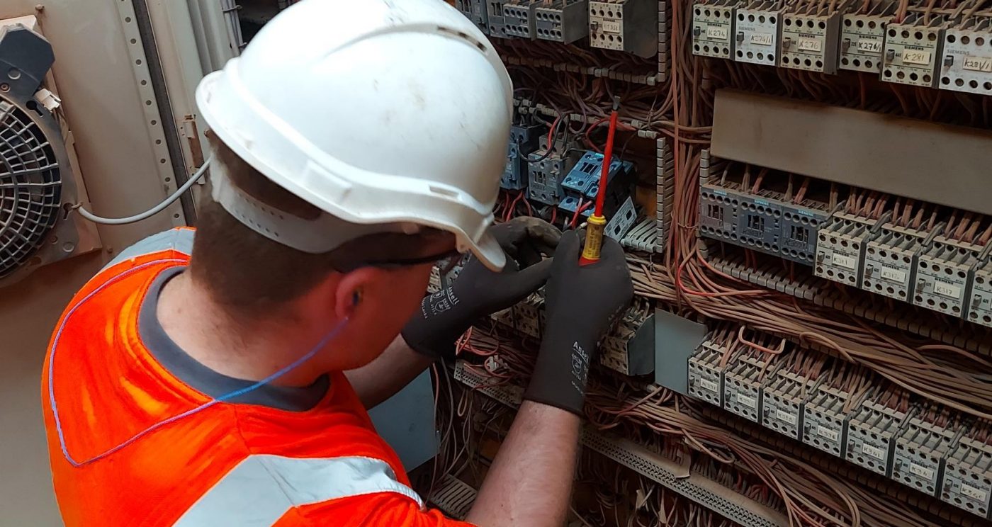 James Finch, apprentice at Wienerberger