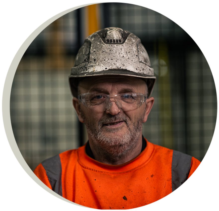Portrait of Danny Peter Feve, Yard Operative at Sandtoft Factory
