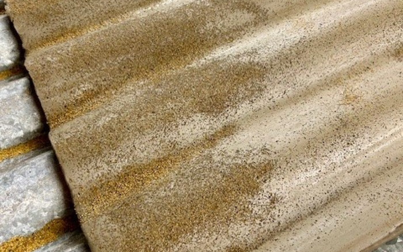 Close up shot of textured clay