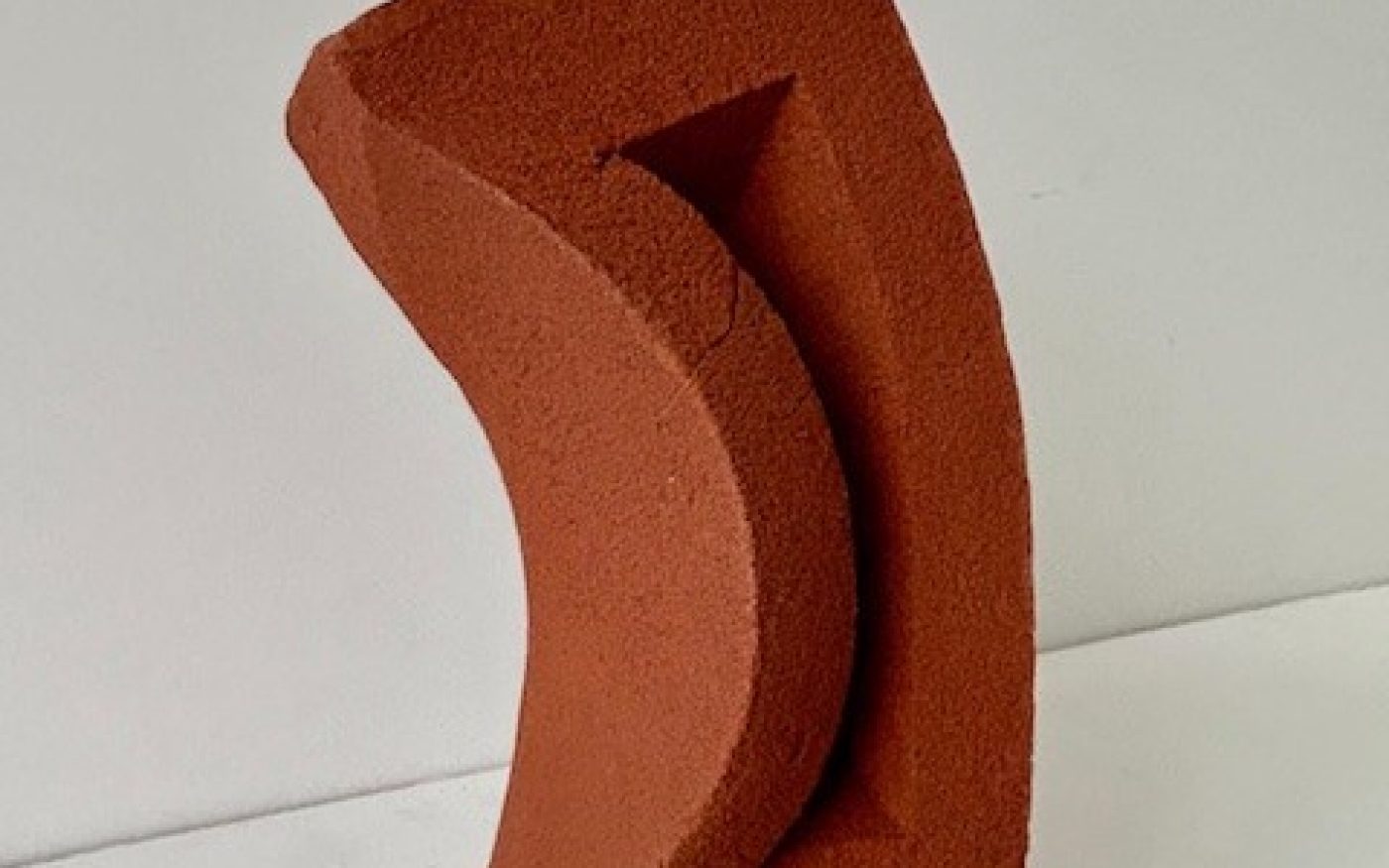 Distorted red Clay brick