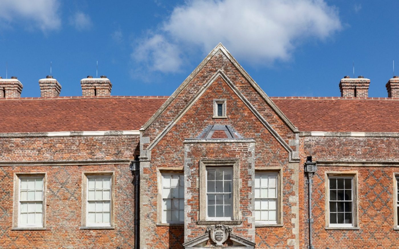 Roof detail on the Vyne Tudor Mansion