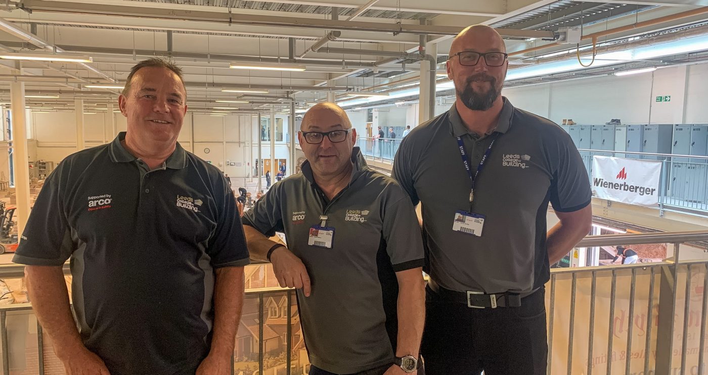 Three lecturers at Leeds Building college
