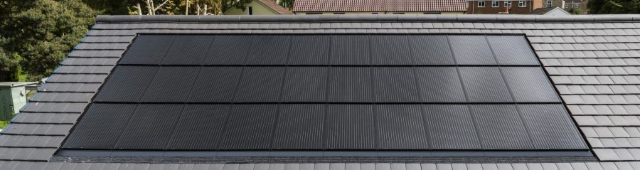 In-roof solar installed onto a home roof