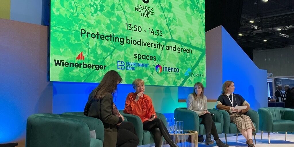 Panel of women at Homes UK 2023 conference