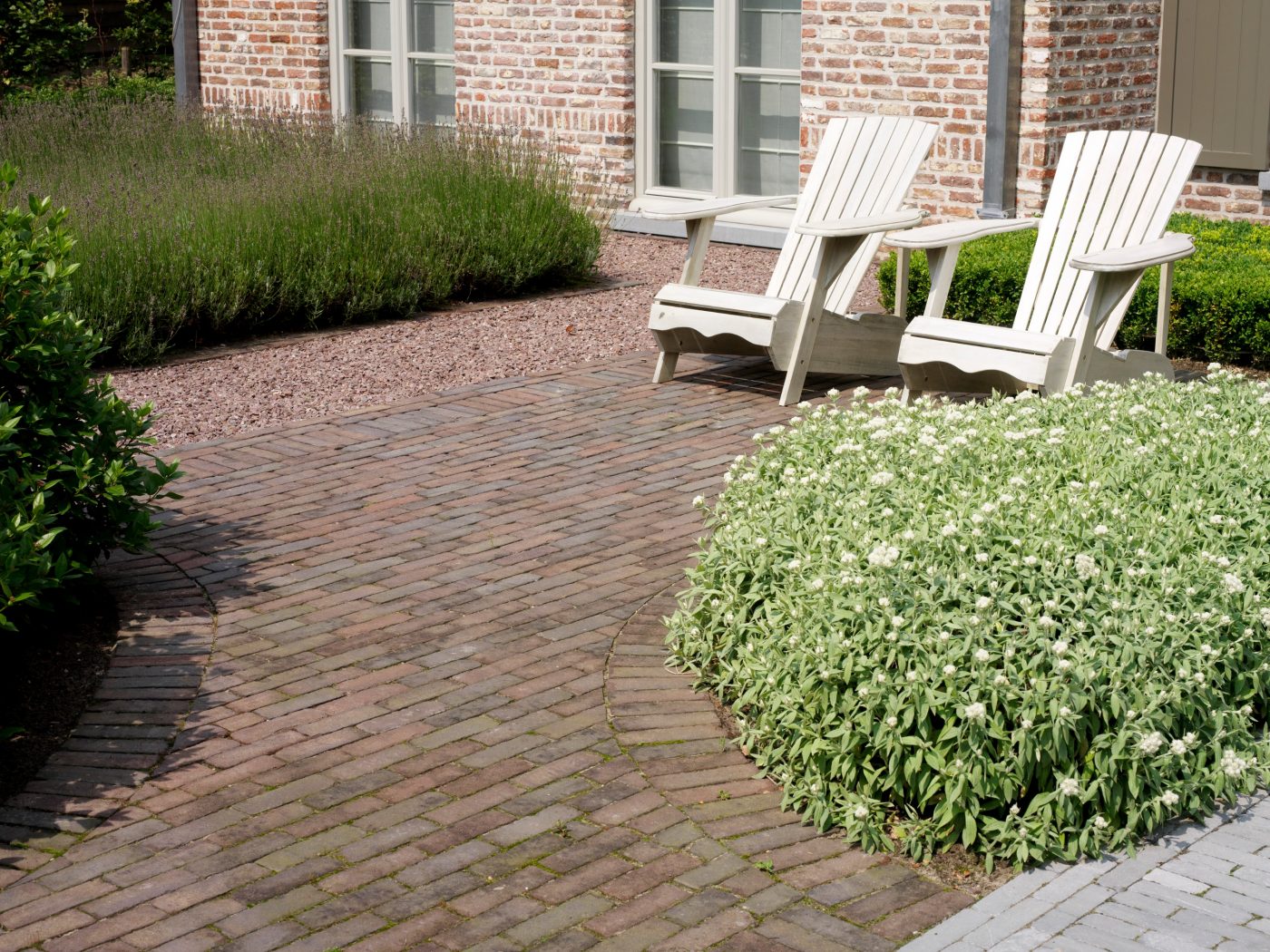 Reference photo private landscaping in Hamont