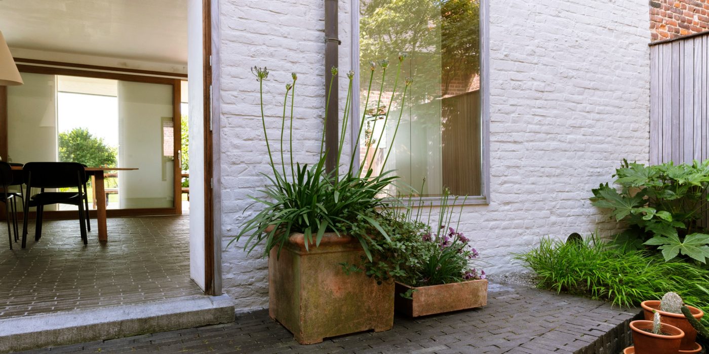 Upcycled garden planters