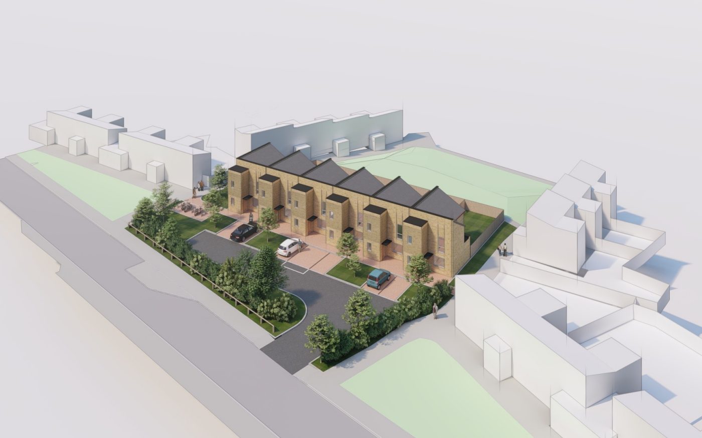 Plan for modern home