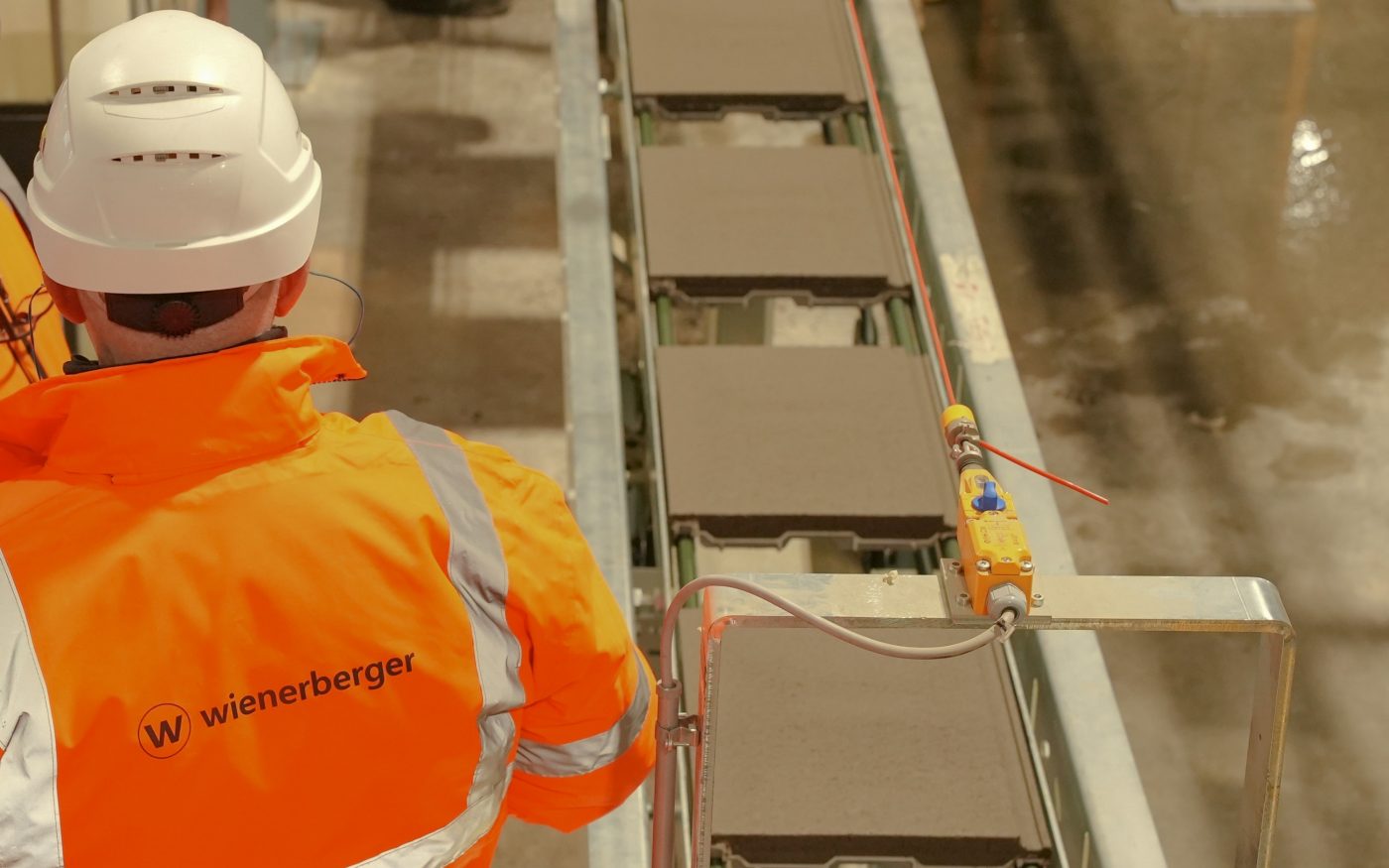 Roof rile production line