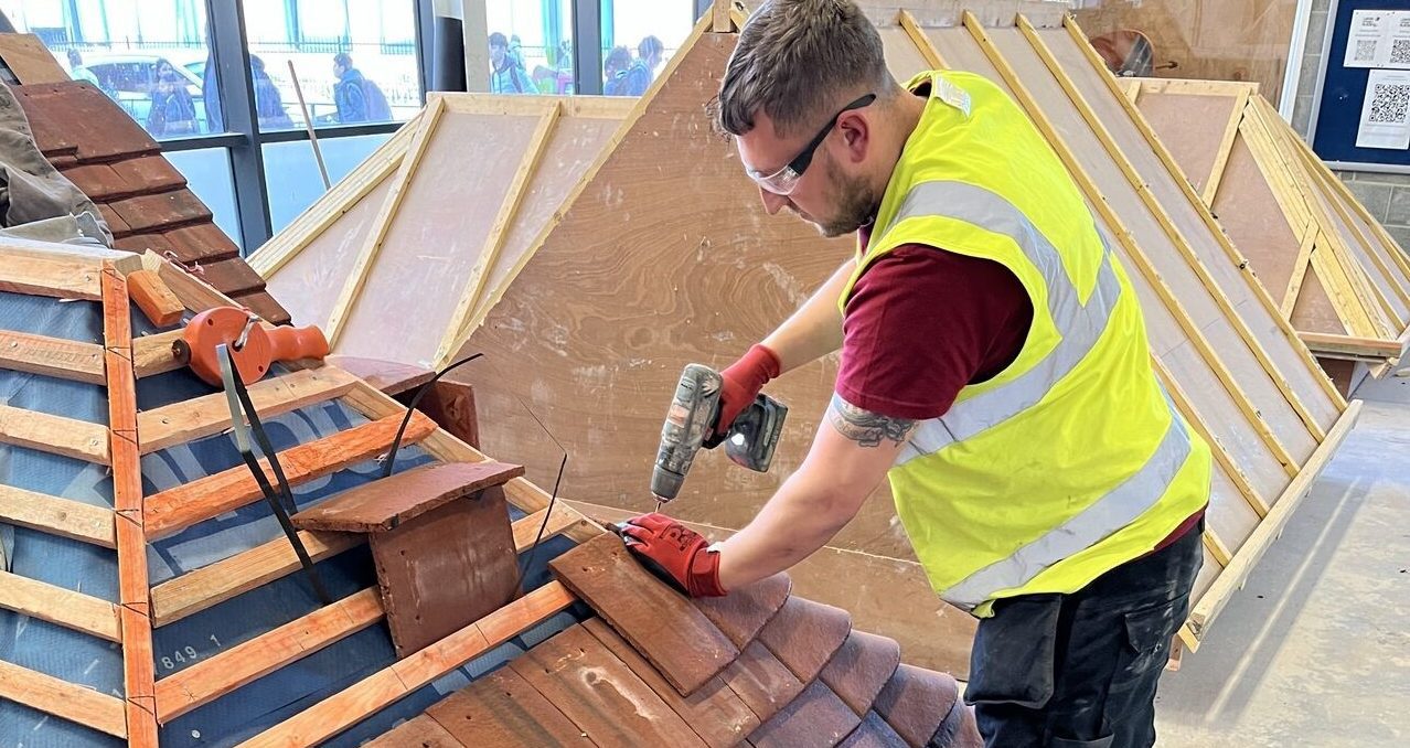 Bricklayer at SkillBuild competition