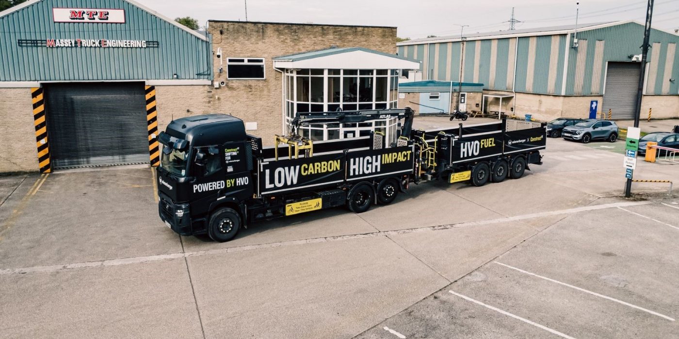 UK's First HVO-Powered Brick Delivery Vehicle 