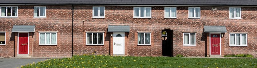 Modern terraced housing