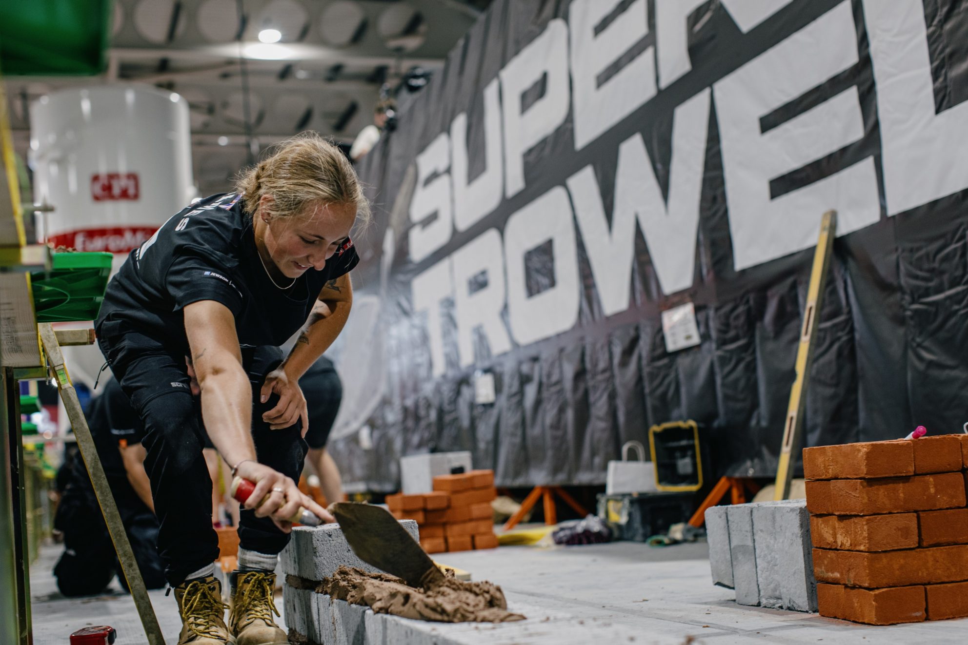 Bricklayer at SkillBuild competition