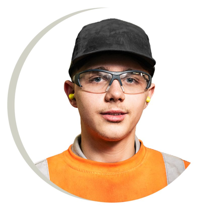 headshot of Mason McGrath, a Maintenance Apprentice