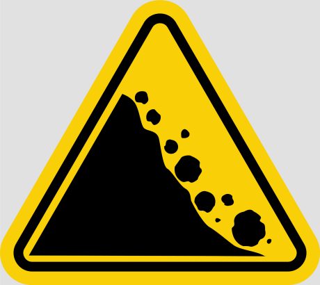Warning Sign - Falling rocks