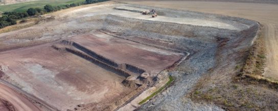 Mouselow Quarry view of fields