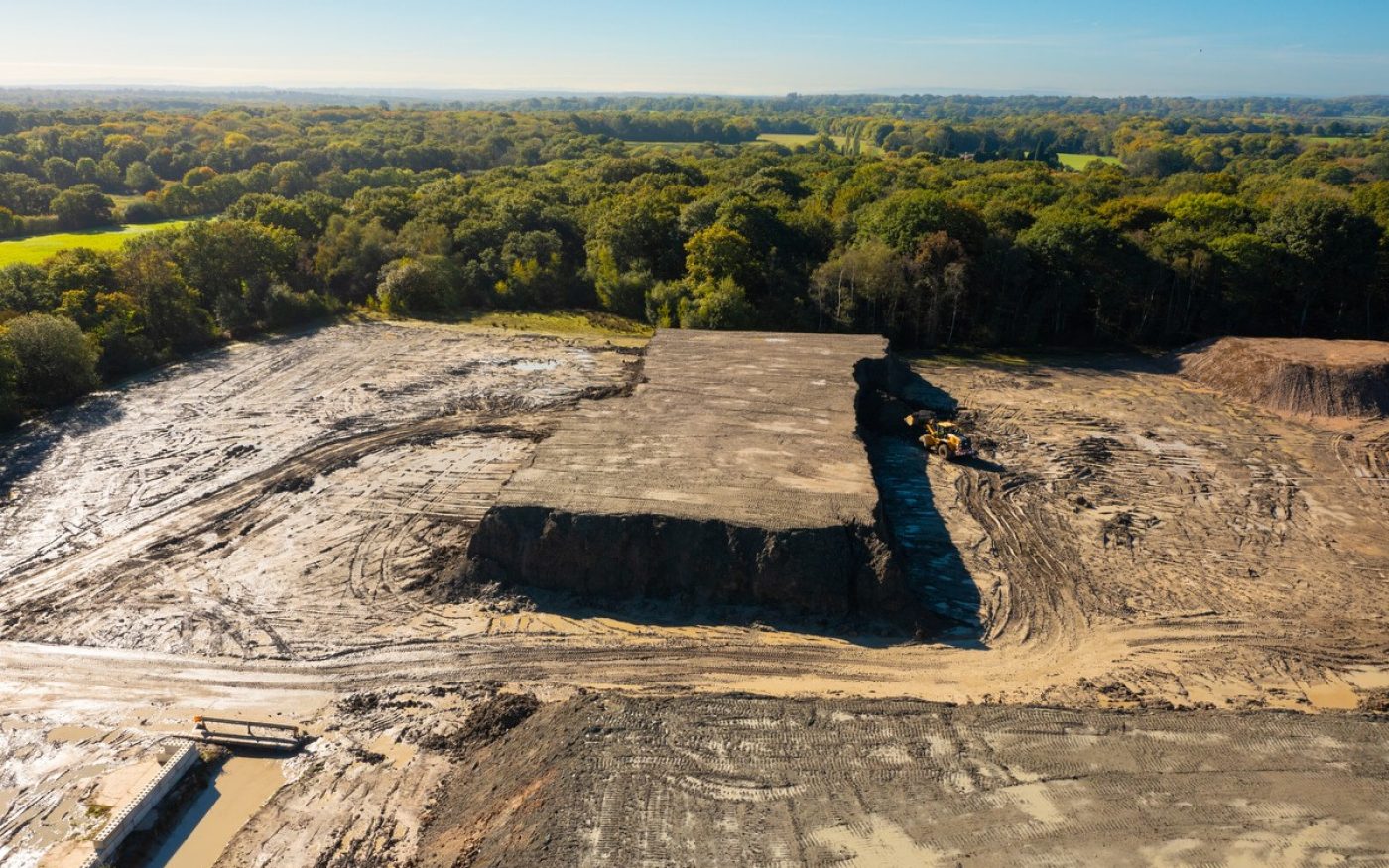 Clay quarry at Ewhurst