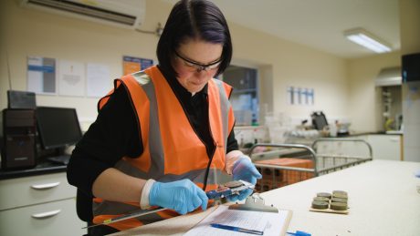 Sue Boyle, Lab Technician for Wienerberger