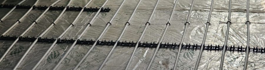 Underfloor heating installation