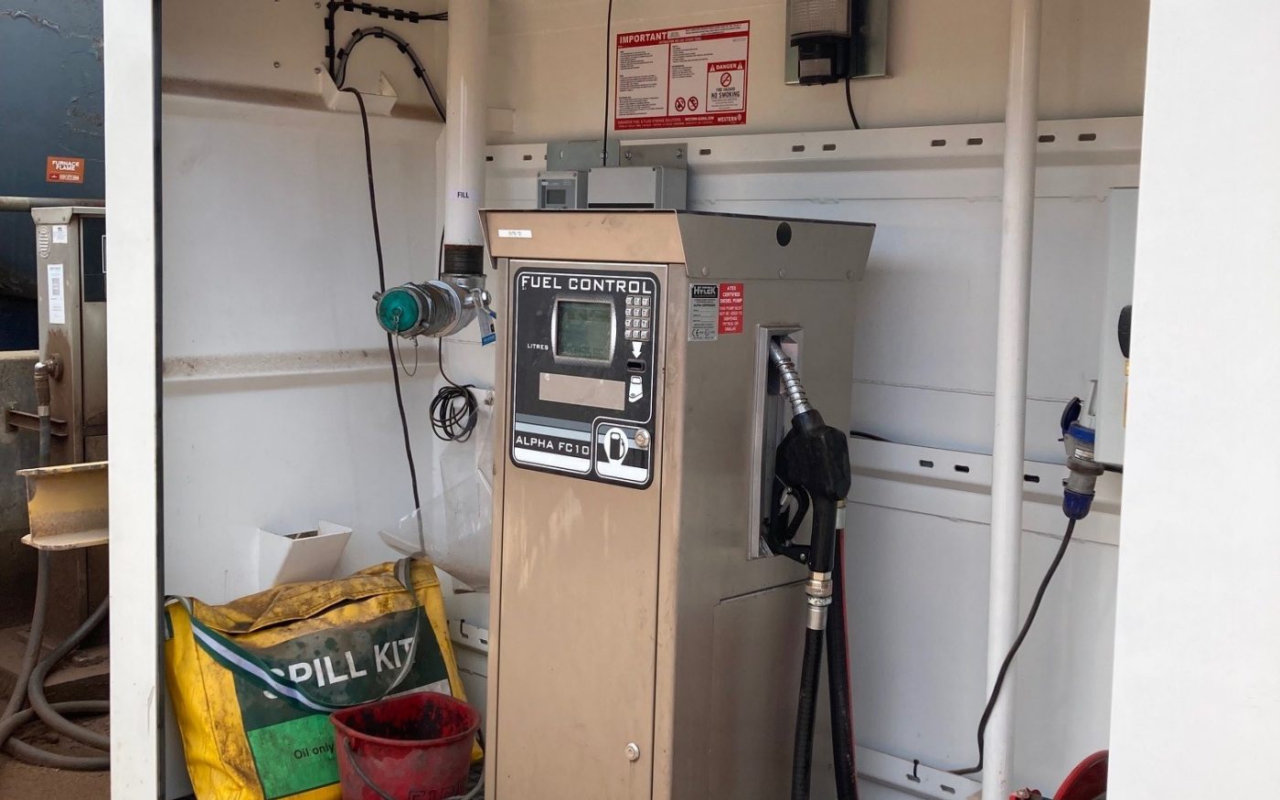 Hydrogenated vegetable oil pump at Sandtoft site