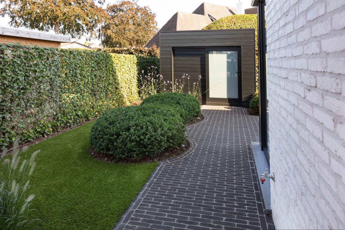 Reference photo private landscaping in Waarschoot