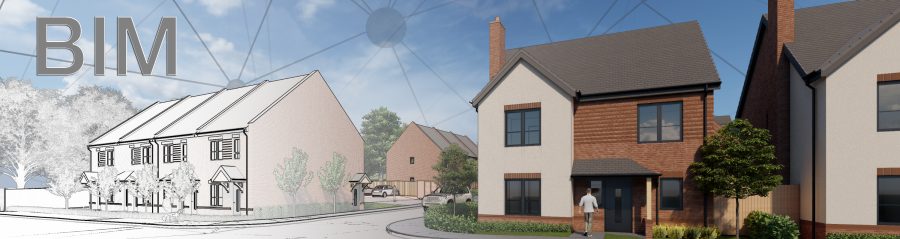 BIM object visualisation of house design