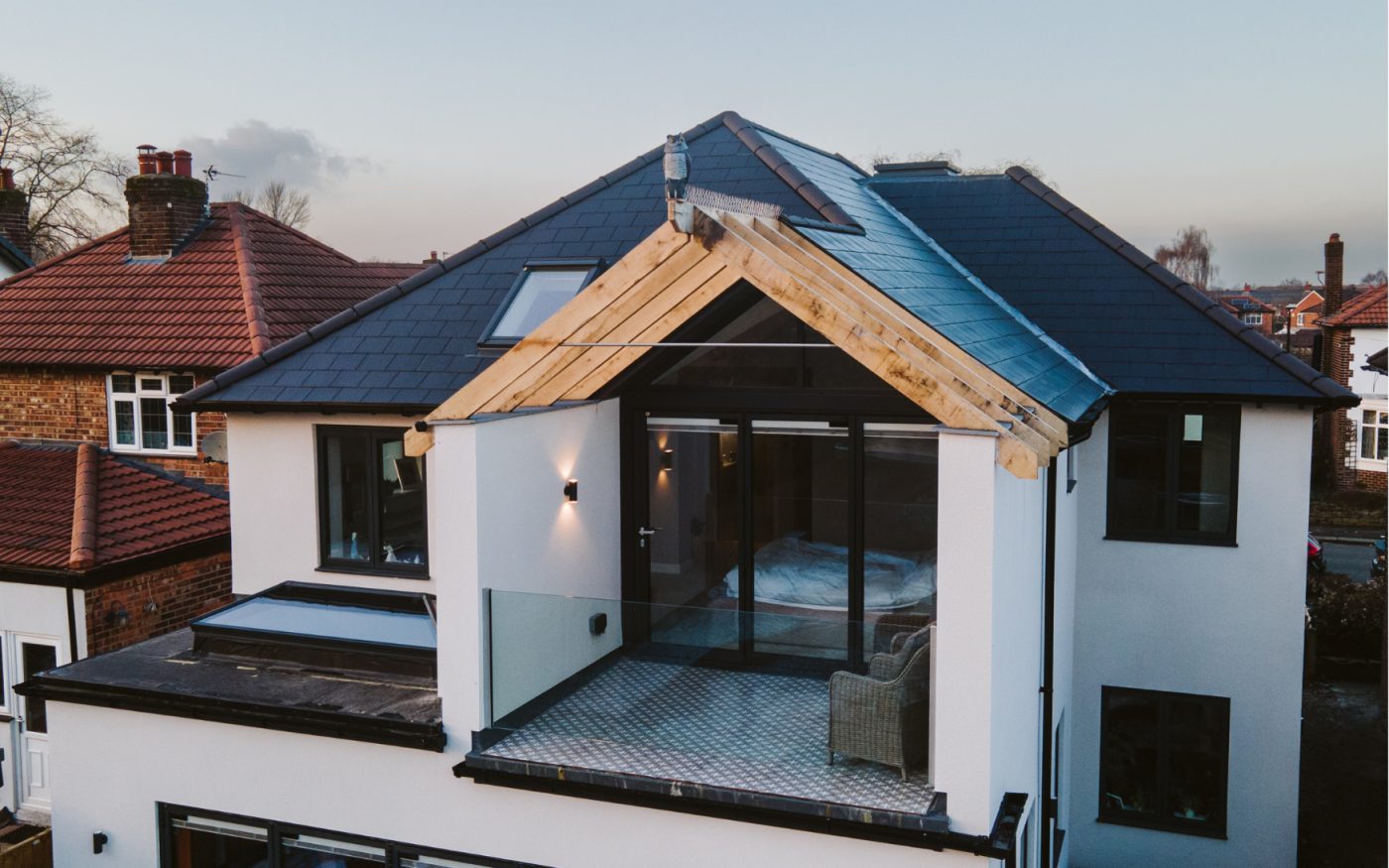 Dormer bungalow extension in progress