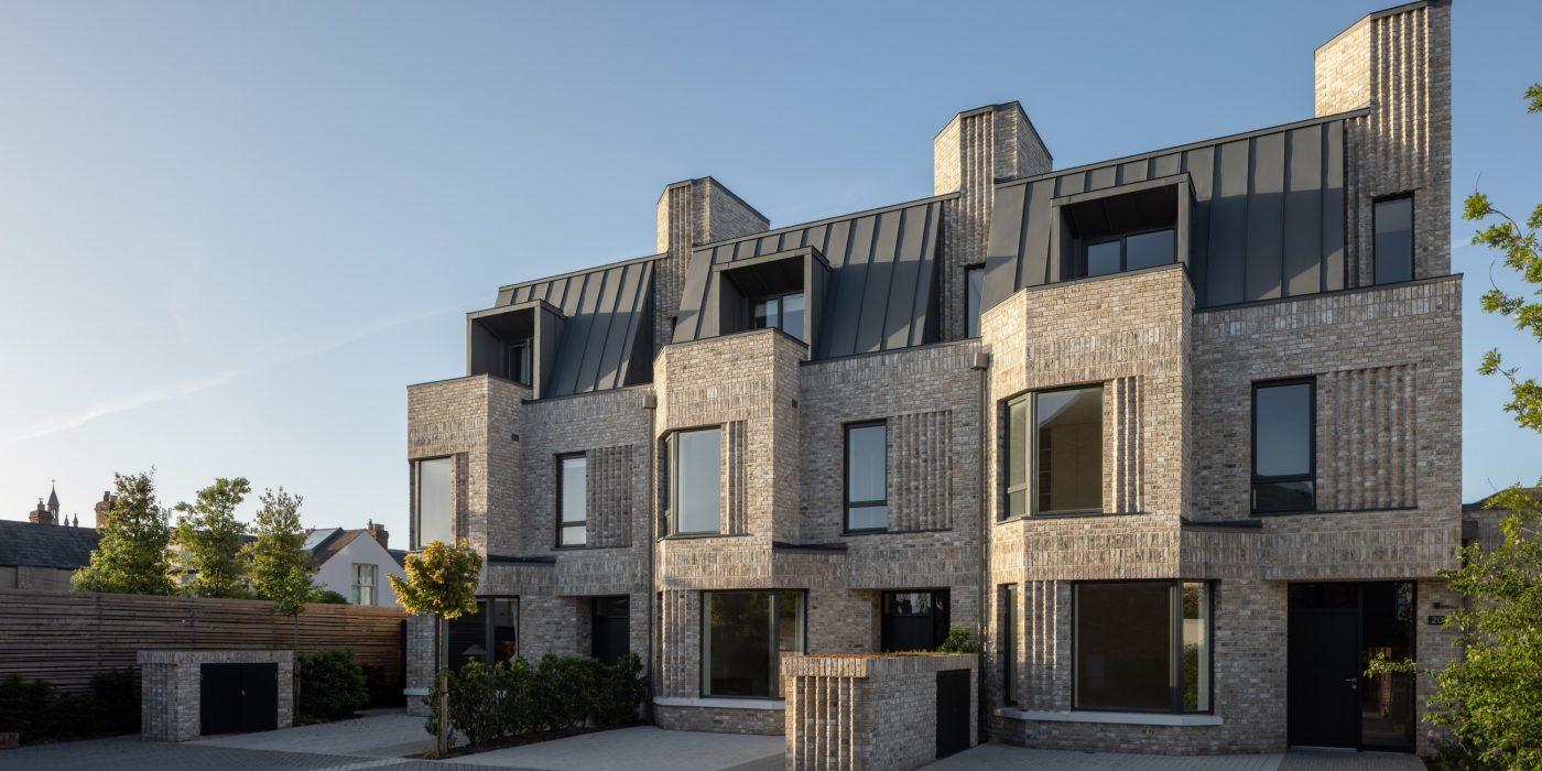 A contemporary street of 20 family homes in Dublin