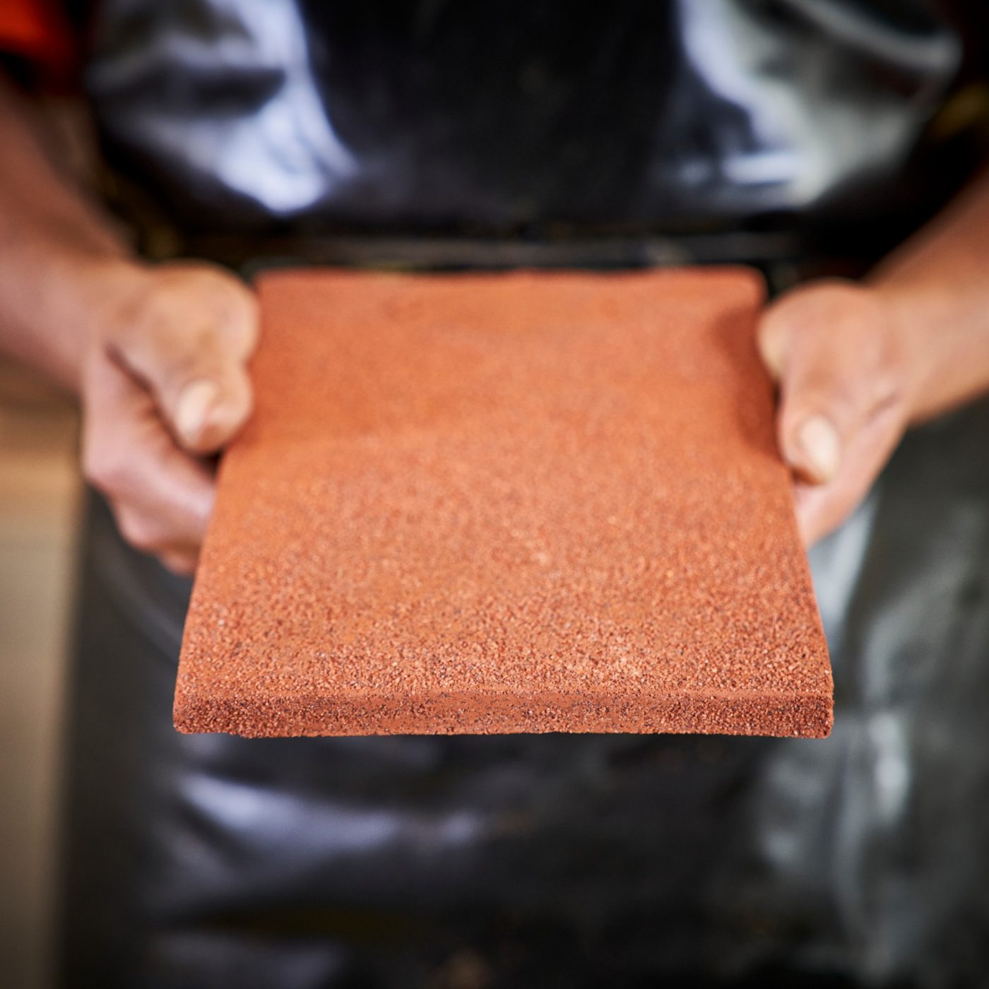 Keymer tile being displayed