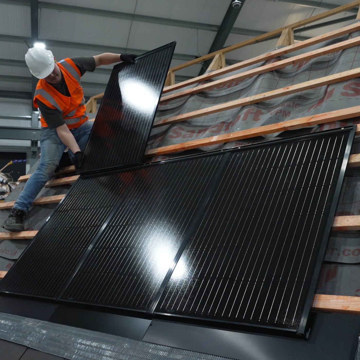 In-roof solar installation